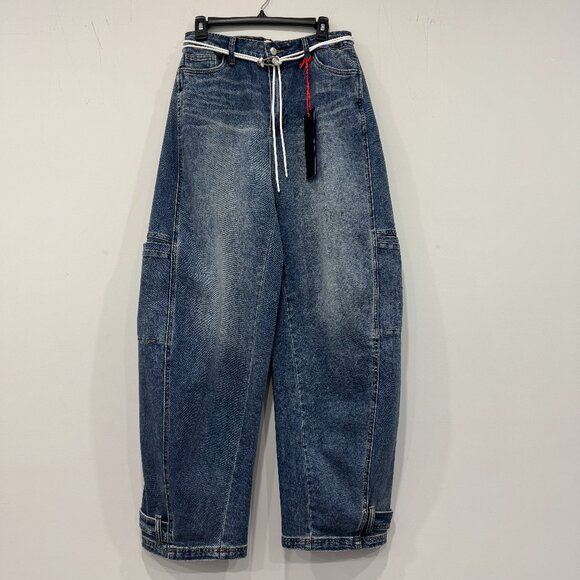 VBRT Barrel Baggy Jeans With Draw String NWT, Size 9 - Picture 3 of 17